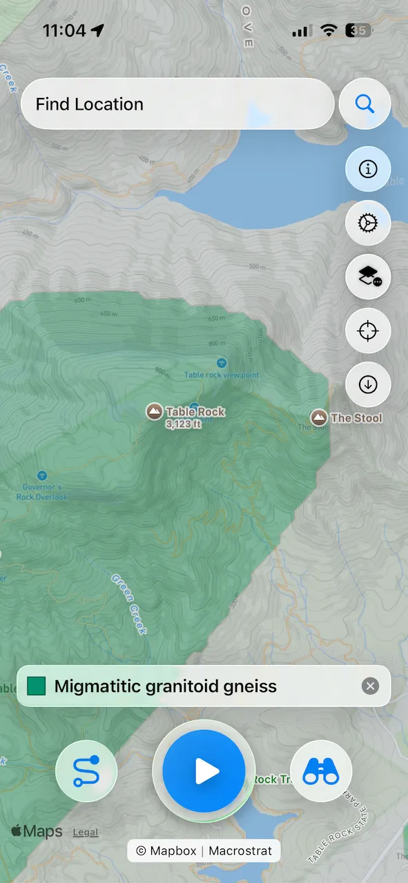Contour map example