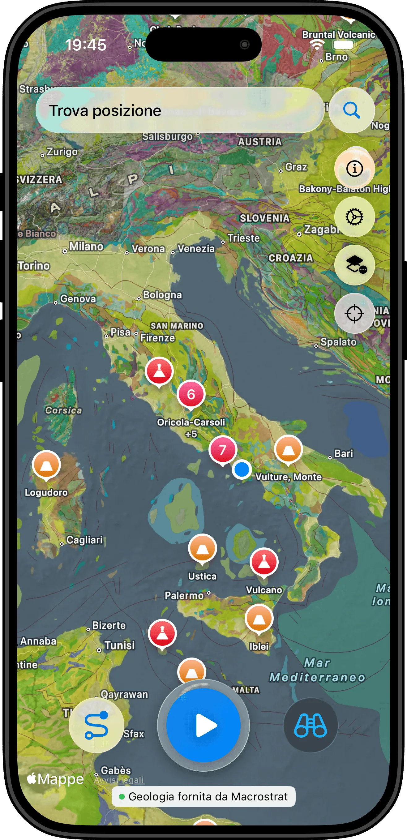 Backseat Geologist App - screenshot 1 - Yosemite National Park