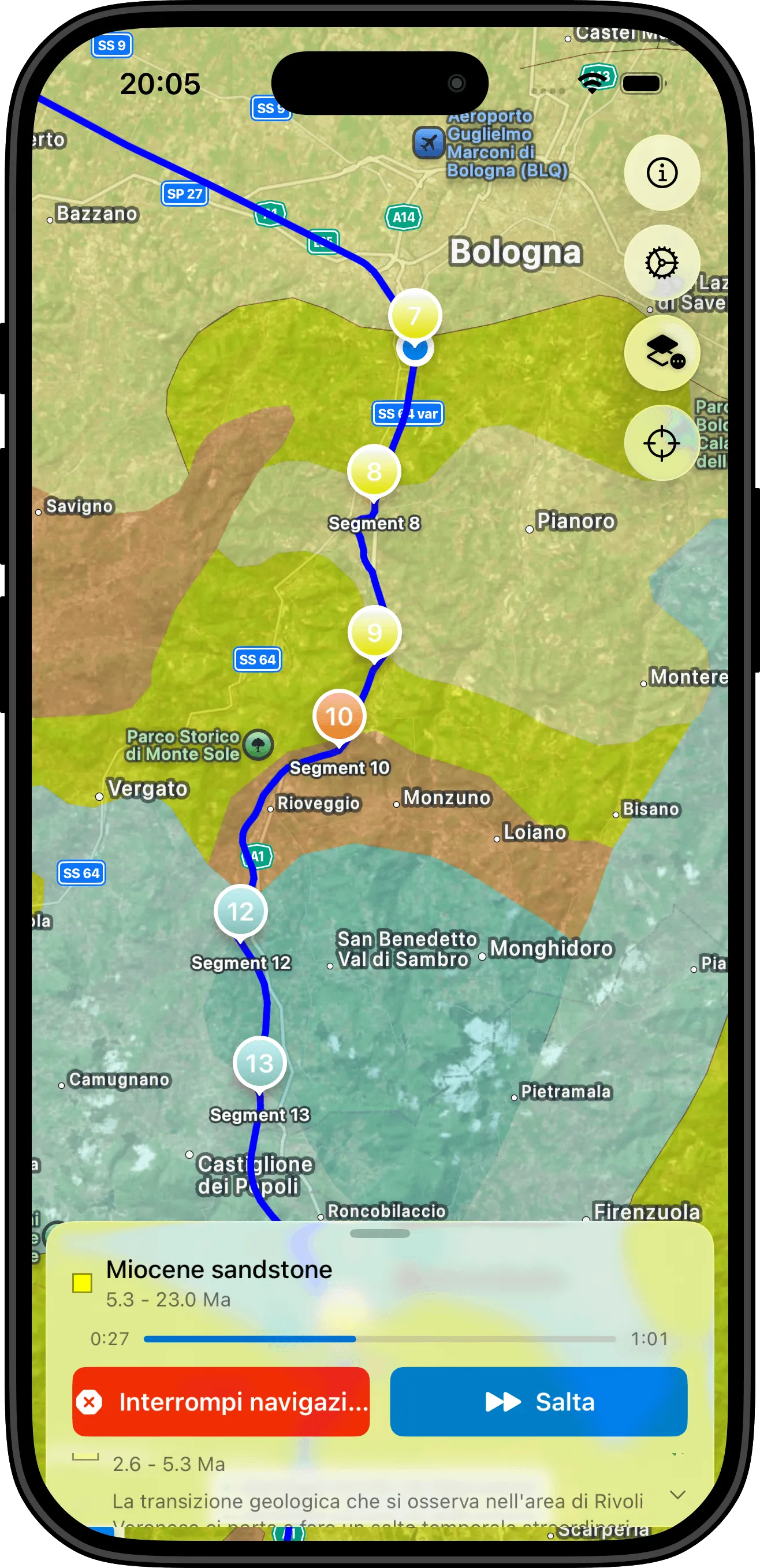 Backseat Geologist App - screenshot 2 - Dead Horse Point State Park