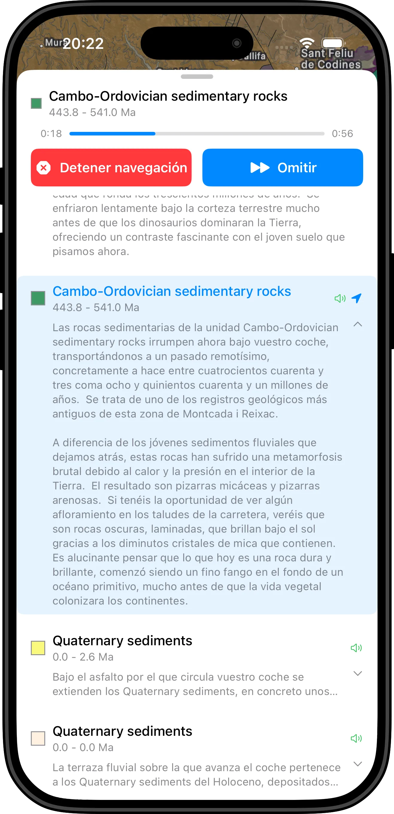 Backseat Geologist App - screenshot 2 - Dead Horse Point State Park