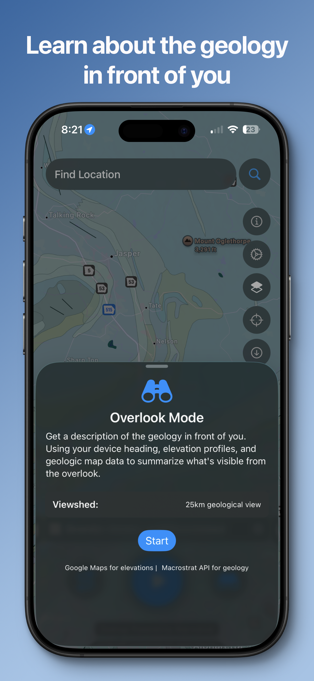 Overlook Mode feature